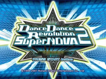 Dance Dance Revolution SuperNova 2 screen shot title